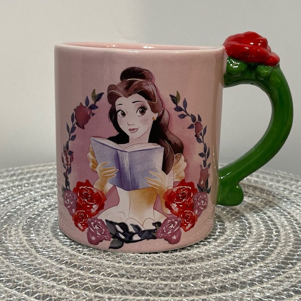 Disney Beauty and The Beast Belle Dreams in Bloom Mug NWT